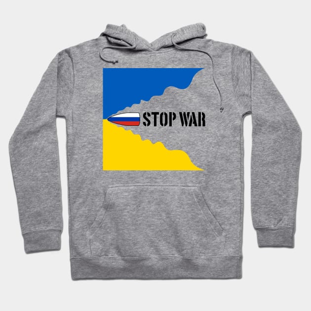 Concept stop the war in Ukraine Hoodie by speedmanstudio